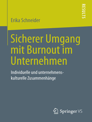 cover image of Sicherer Umgang mit Burnout im Unternehmen